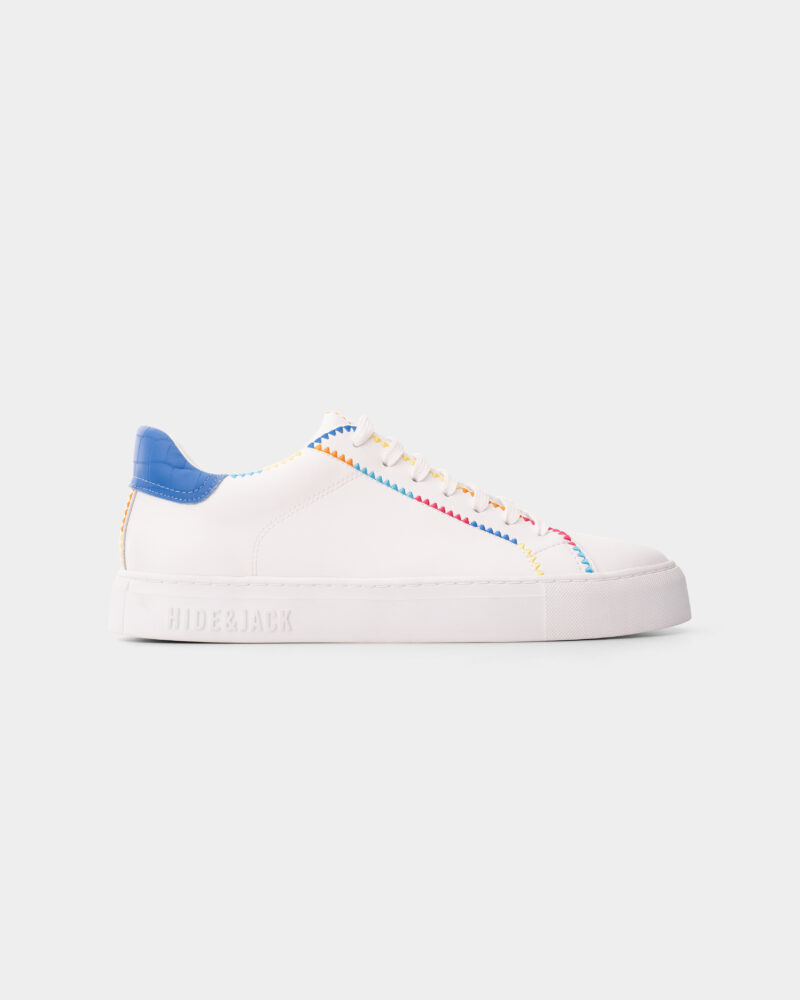 Hide & Jack Men's Low Top Essence Sky Sneaker Mix White ESKYL MIXWHT