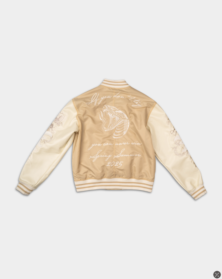 JR X Men's Osemi Bomber UMP25102GBHB Marzipan
