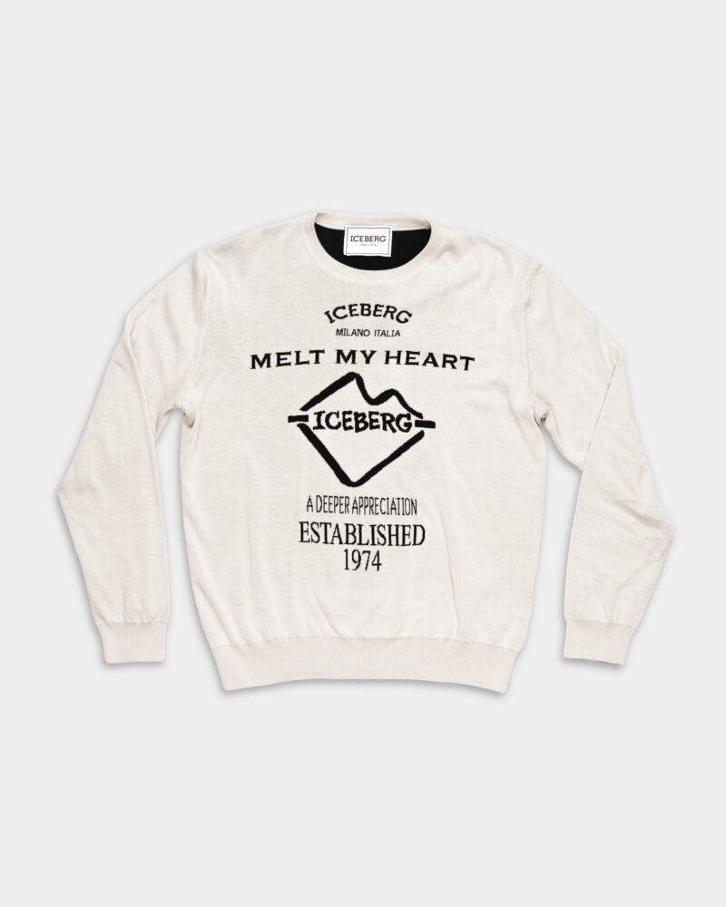 Iceberg Men's Round Neck Knitted I1P A019 7633 8803