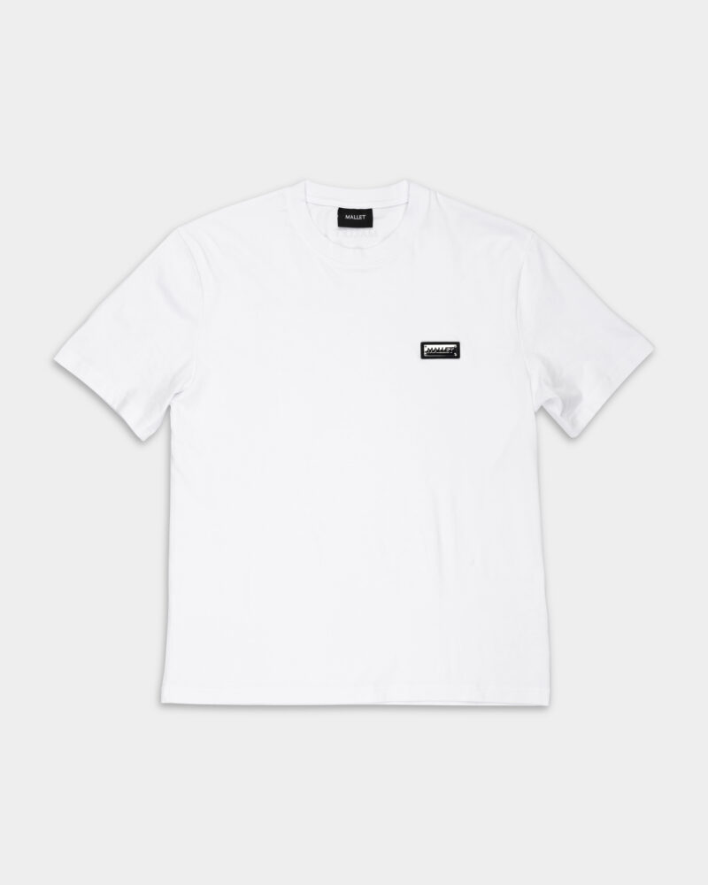 Mallet Men's Plaque Tee Organic ORG252 TEE05 WHTX