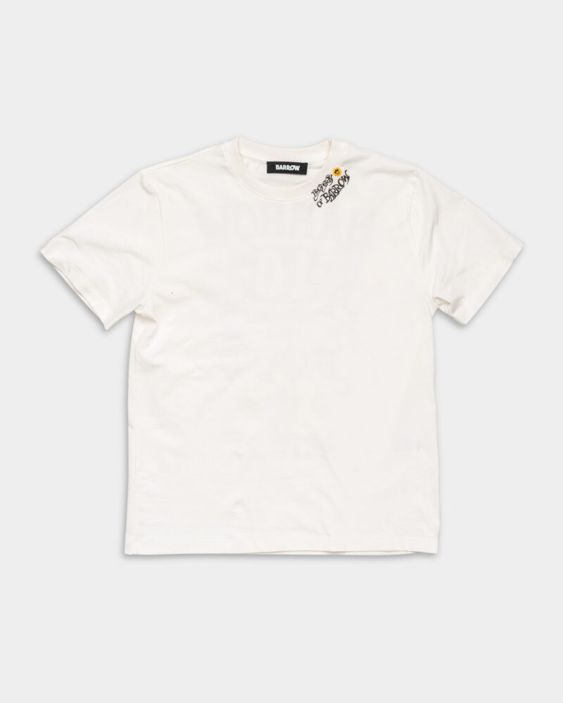 Barrow Men's Jersey T Shirt Off White S5BWUATH156