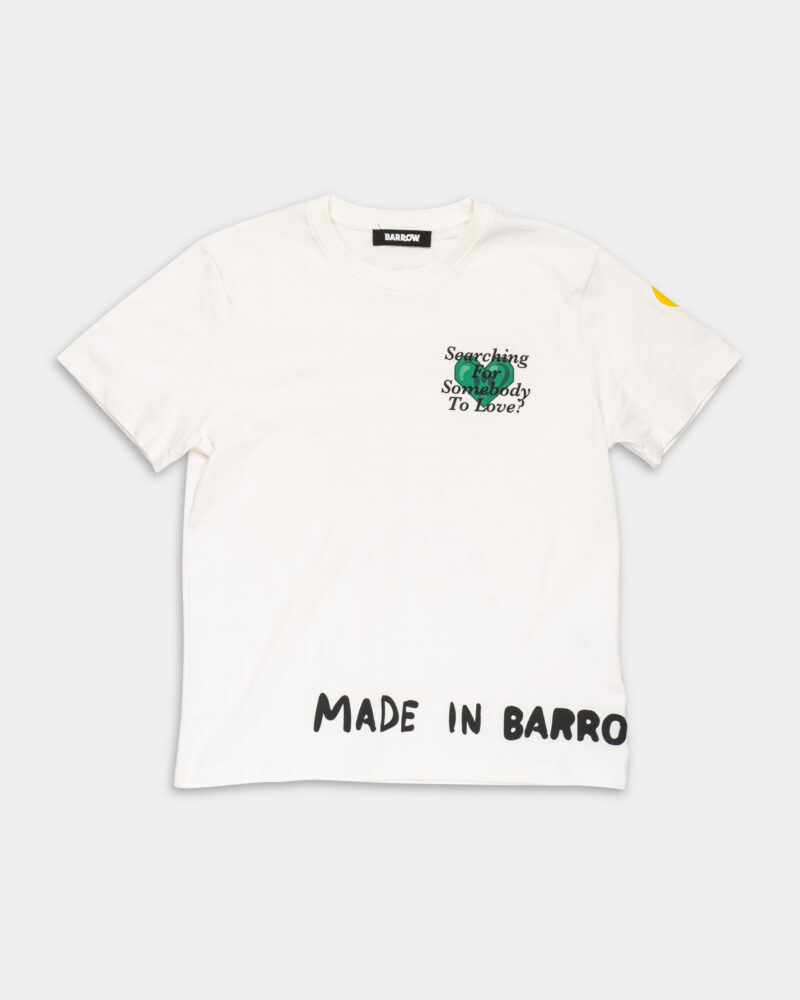 Barrow Men's Jersey T Shirt Off White S5BWUATH060