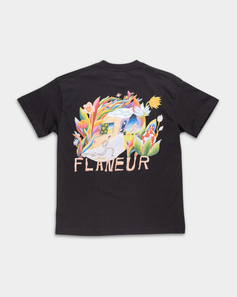 Flaneur Passage Of Time T Shirt Black F15028