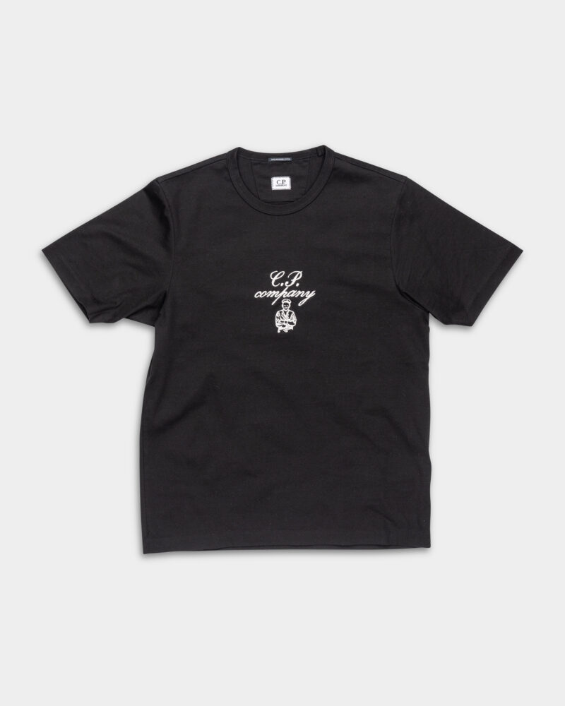 CP Company Men's Short Sleeve T Shirt Black 18CMTS109A110301W 999