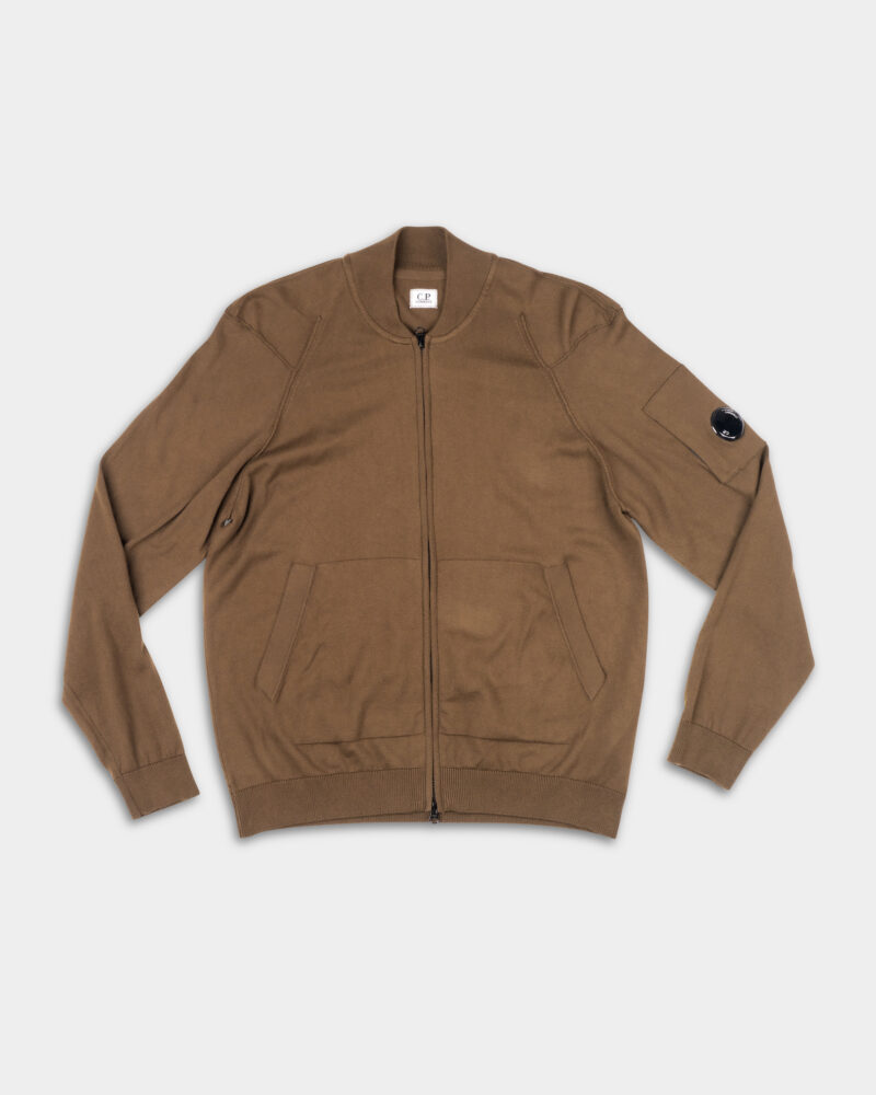 CP Company Cardigan Ivy Green 18CMKN084A004037A 683