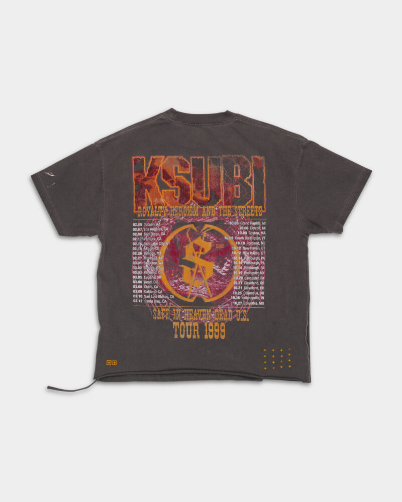 Ksubi Men's Knitted Kickstart Ekcess SS Tee Charcoal MSP25TE013 GRY