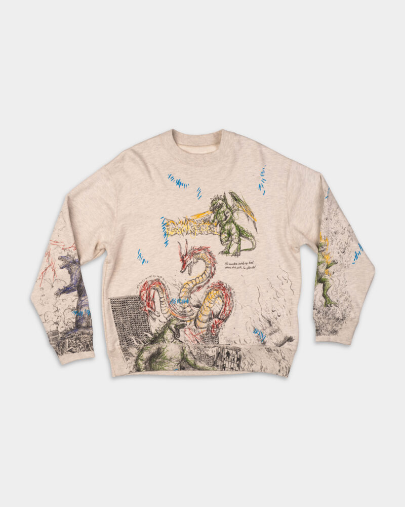 DOMREBEL Conflict Sweatshirt Greige