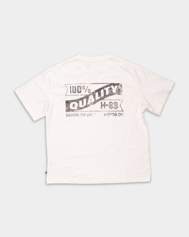 Honor The Gift Men's Vintage Oil Tee White HTG250142 WHT