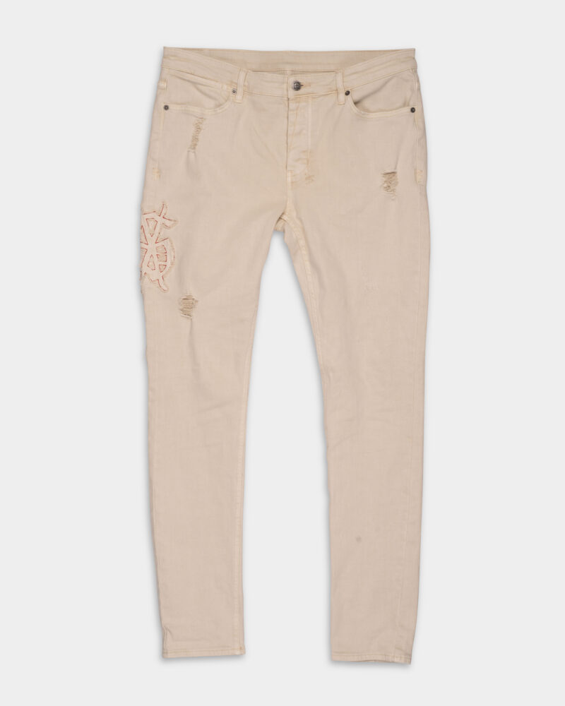 Ksubi Men's Woven Van Winkle Ecru MSP25DJ008 BEI