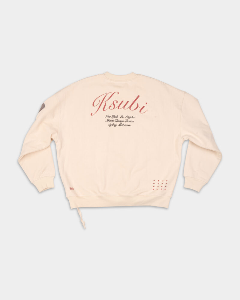 Ksubi Men's Knitted Playoff Ekcess Crew Neck Dusty Desert MSP25FL004 BEI