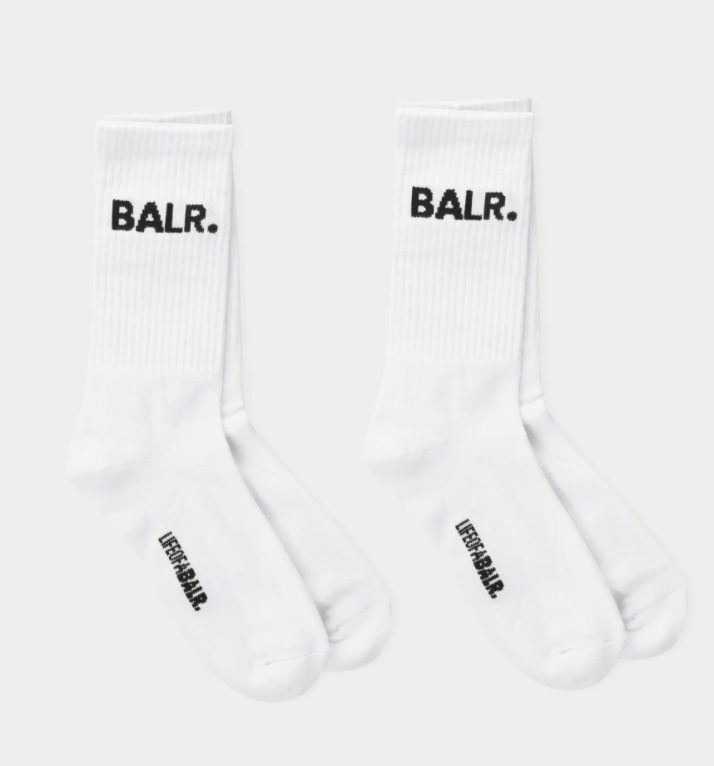 (Core) BALR 2 Pack Socks B10037 White