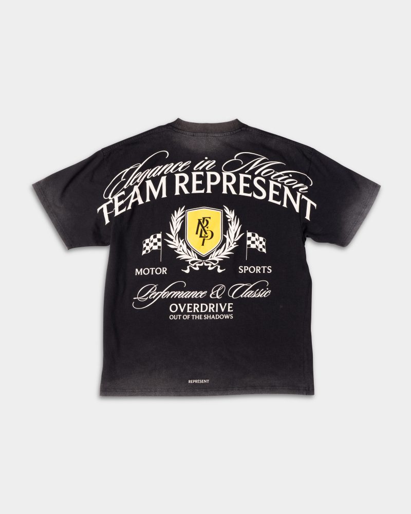 Represent Men's Crest T Shirt MLM41069-06 Vintage Black