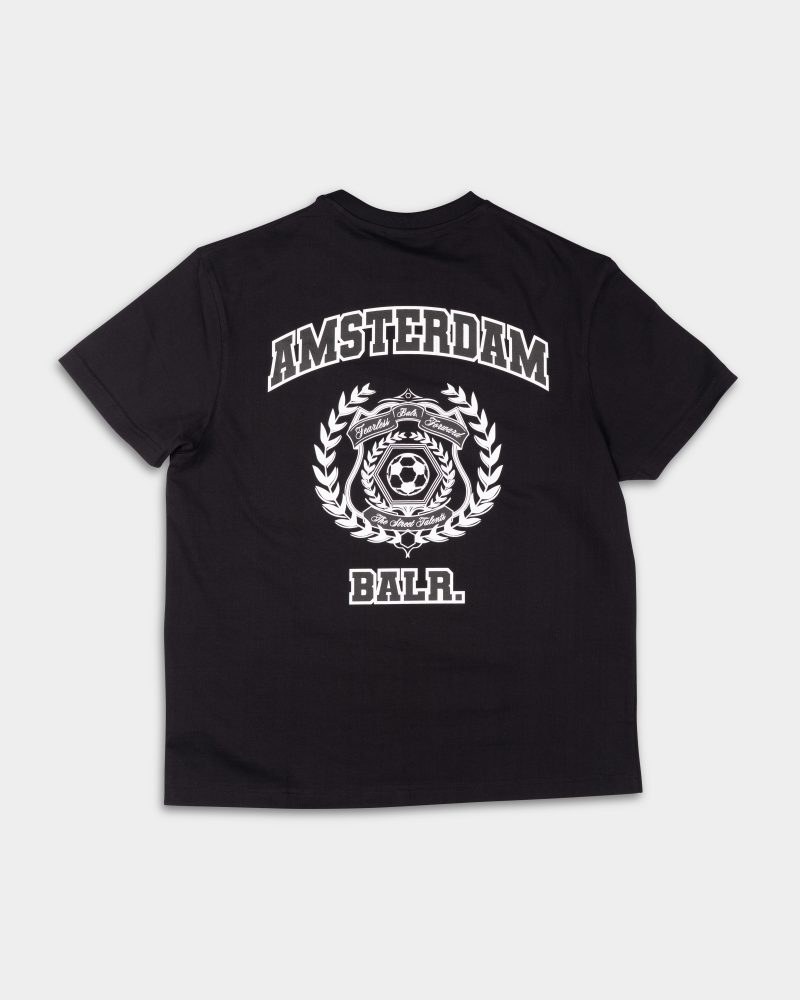 BALR Men's Nostalgia Crest T Shirt B1112.1348 Jet Black