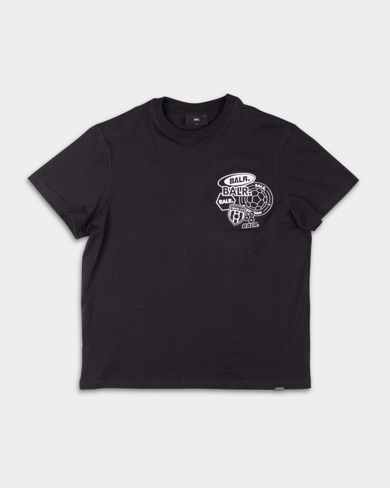BALR Men's Identity Box T Shirt B1112.1285 Jet Black