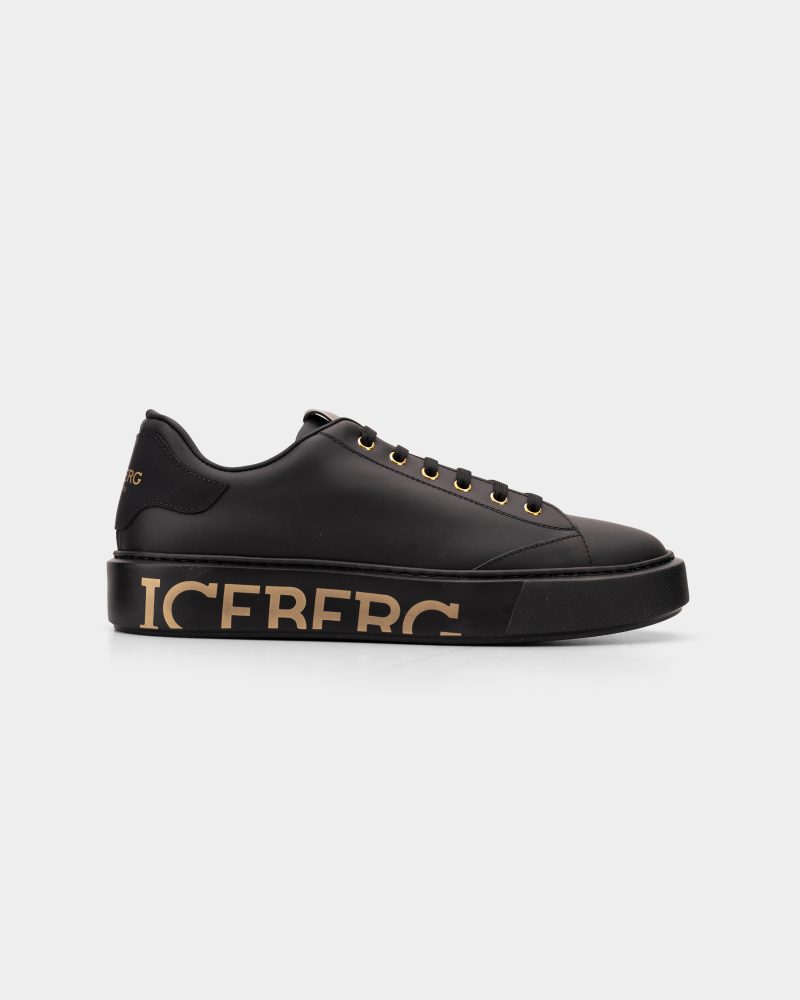 (Core) Iceberg Men's sneaker Comb Nero Logo IU163505