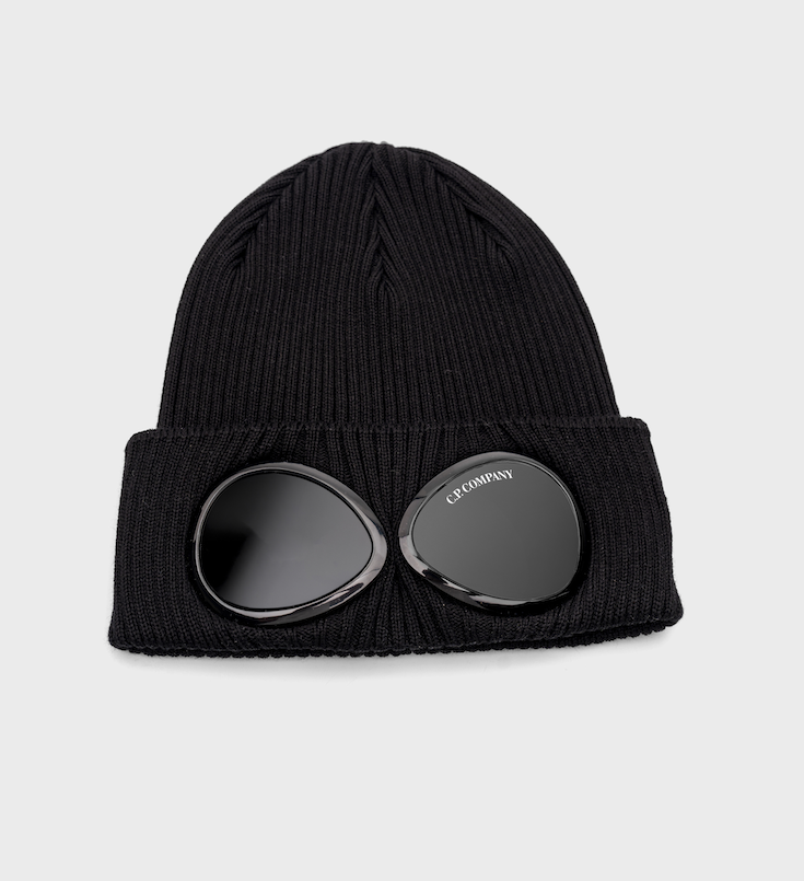 CP Company Knit Cap Black 18CMAC016A000727A 999