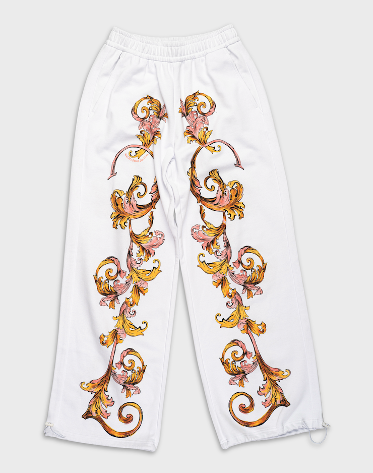 Versace Jeans Ladies Co Placed Fleece Pannel Pants 78HAA3P0 PS194 G03