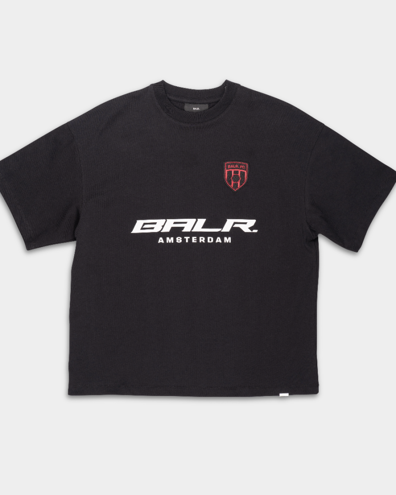 BALR Men's Kareem Box T Shirt B1112.1323 Jet Black