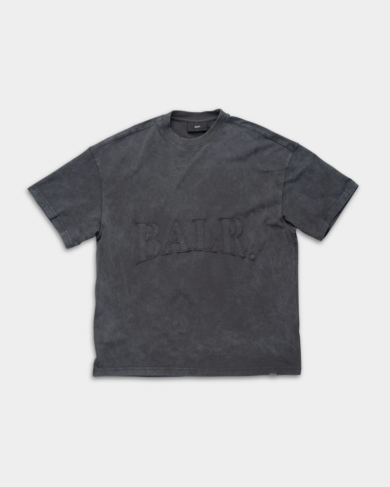 BALR. LOGO BOX Tシャツ (Arona Blue) XXL メンズ Core) BALR Men's Logo Box T Shirt B1112.1279 Arona Blue