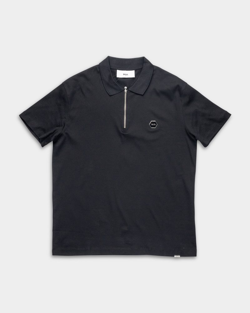 BALR Men's Hex Series Polo | B1122.1040-Jet Black