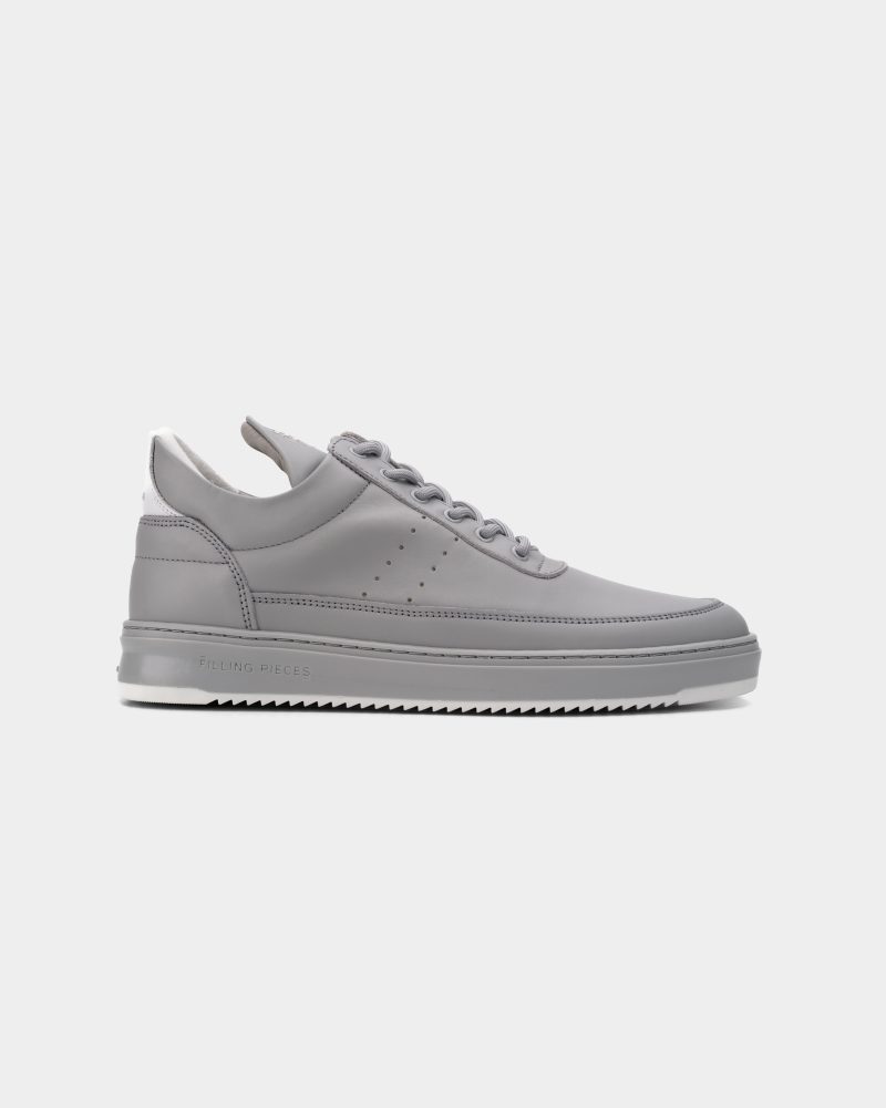 Filling Pieces Men's Low Top Bianco All Grey | 122510300117-175