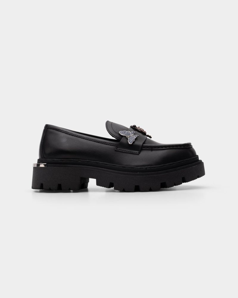 John Richmond Ladies Shoes Calf Black | 29043-CP-A