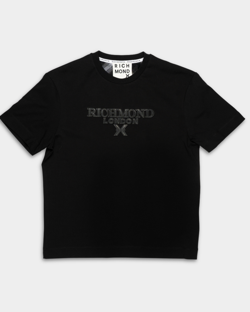 John Richmond Men's Efiany T Shirt | UMA25065TSHB-Black