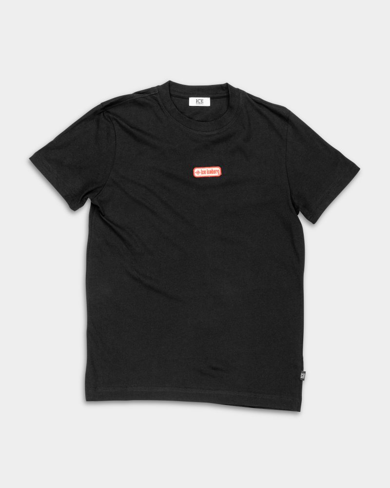Ice Iceberg Men's T Shirt Black | S1MF01B6332-9000