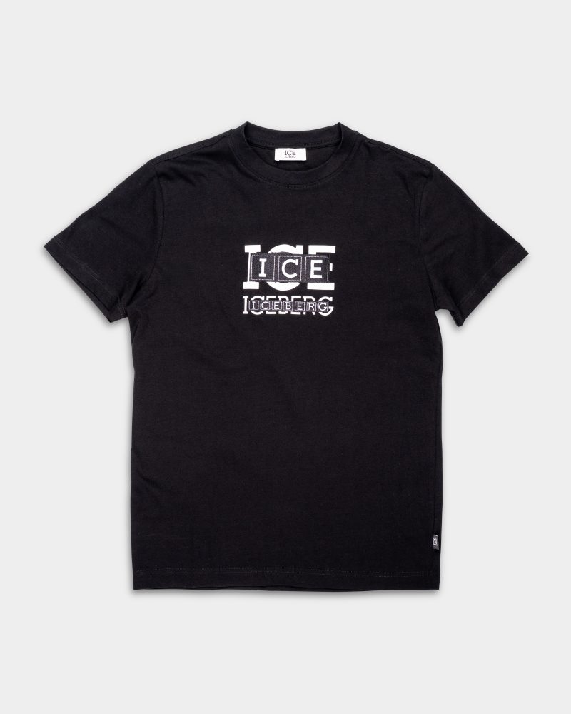 Ice Iceberg Men's T Shirt Black | S1MF0276332-9000