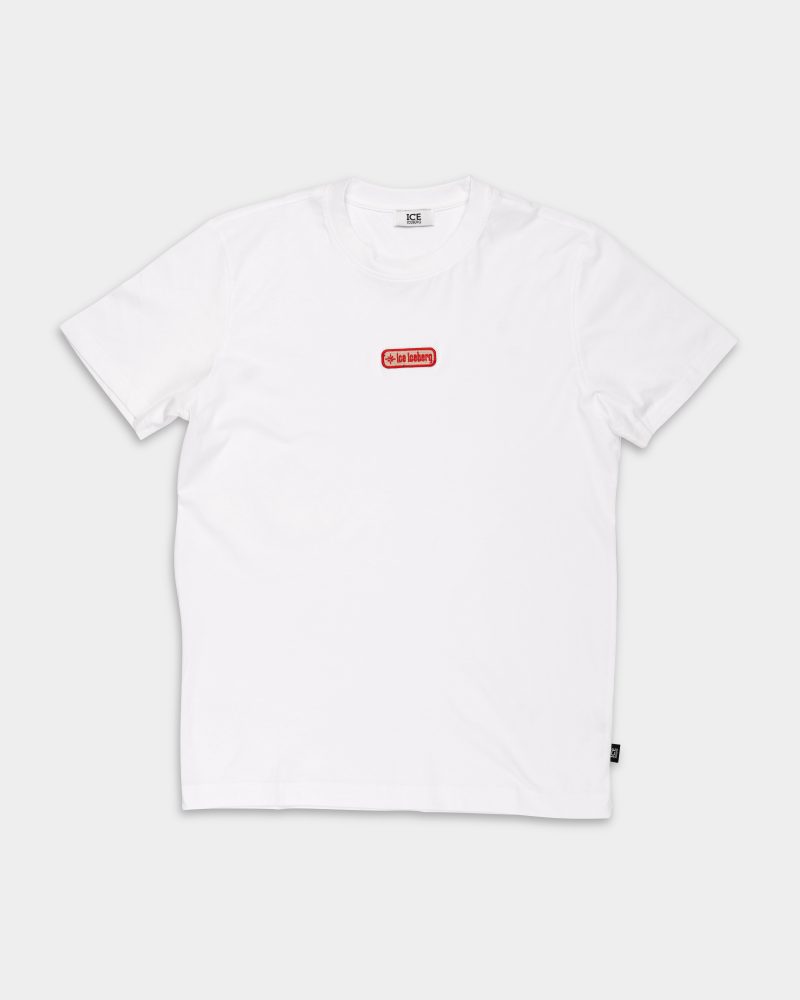 Ice Iceberg Men's T Shirt White | S1MF01B6332-1101