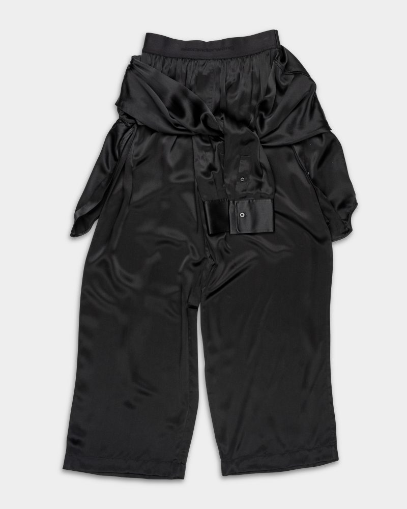 Alexander Wang Mid Rise Boxer Pant w/ Prestyled Shirt Black | 4WC4254934-001