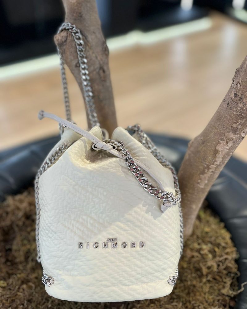 John Richmond Ladies Bucket Bag Kudiala | RWA25205BO9L-Bone