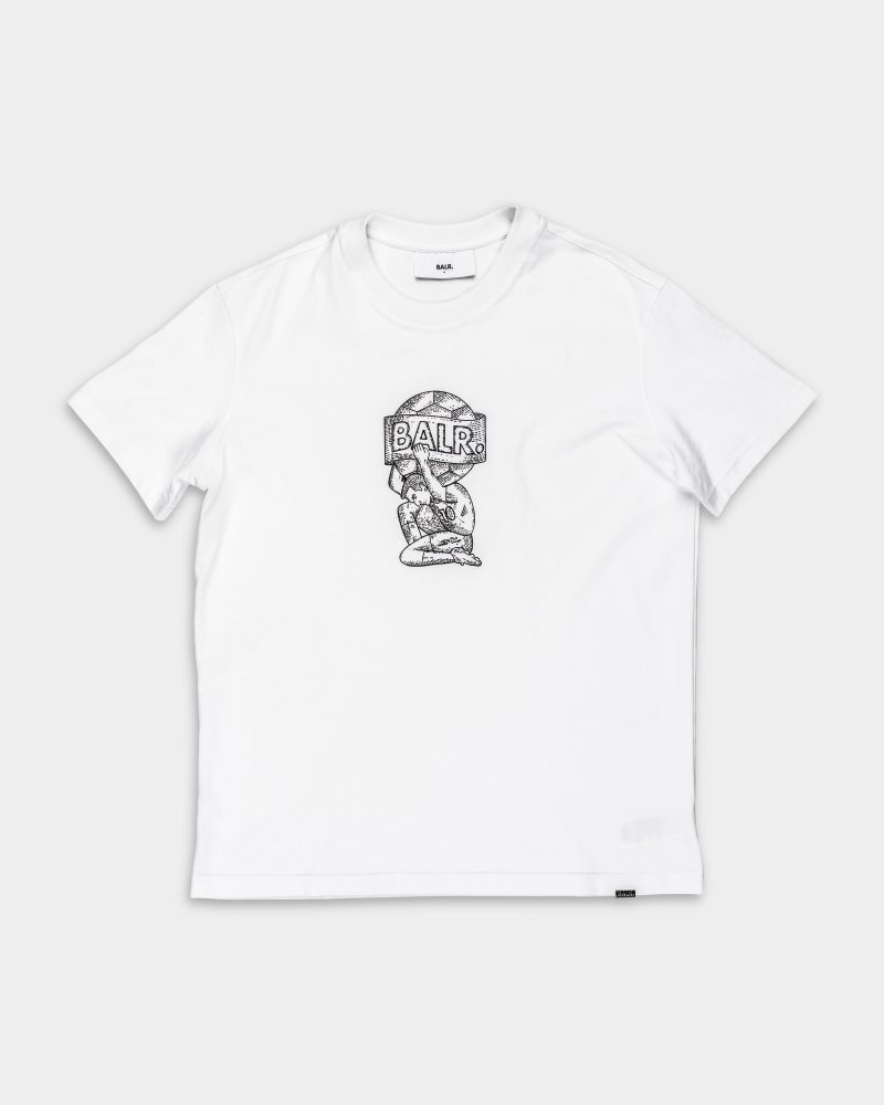BALR Men's GOTL Titan T Shirt | B1112.1292-White