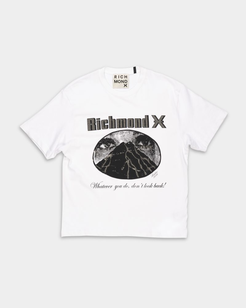 John Richmond Men's T Shirt Thala | UMA25457TSMTL-White