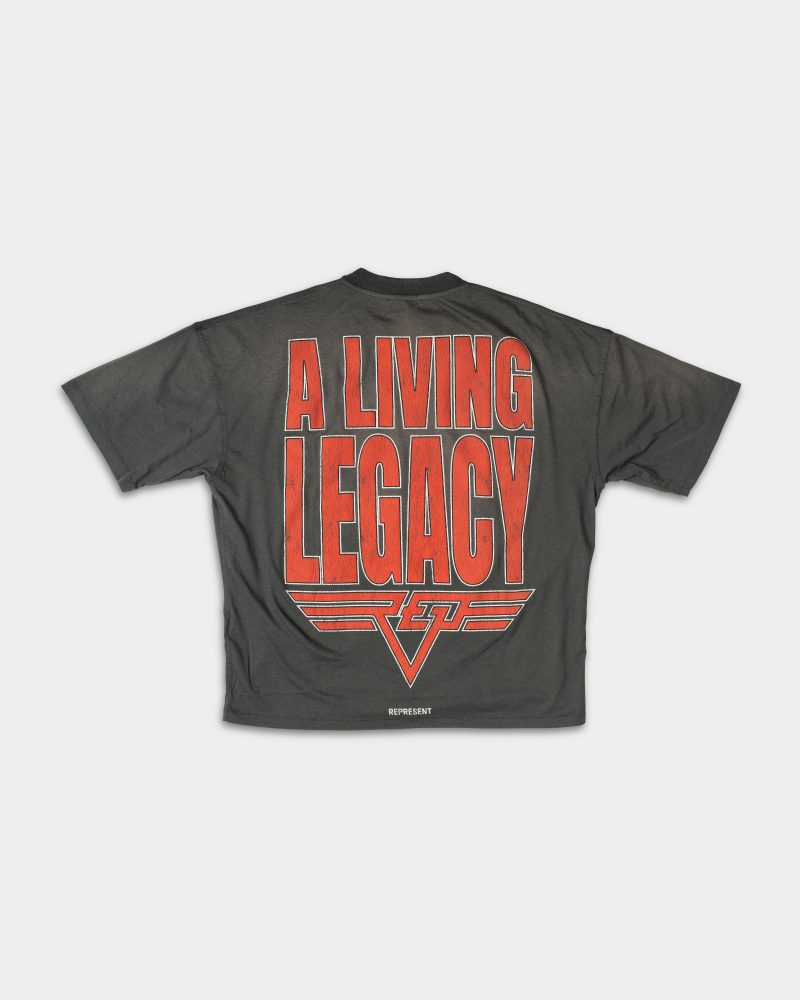 Represent Men's Living Legacy T Shirt | MLM100176-46-Sun Fade Grey