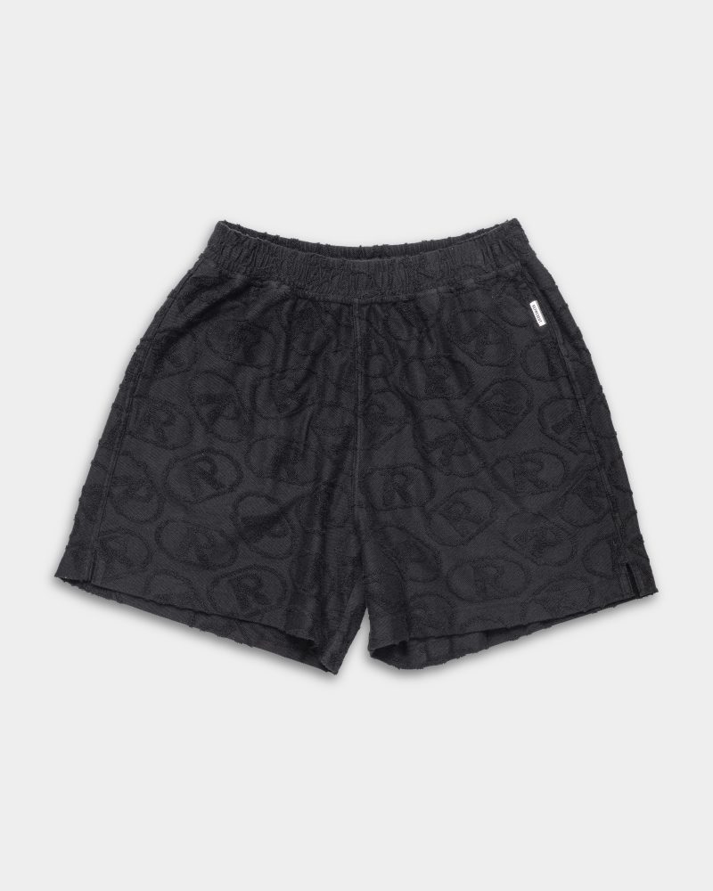 Represent Men's Aop Towel Short | MLM100291-01-Black
