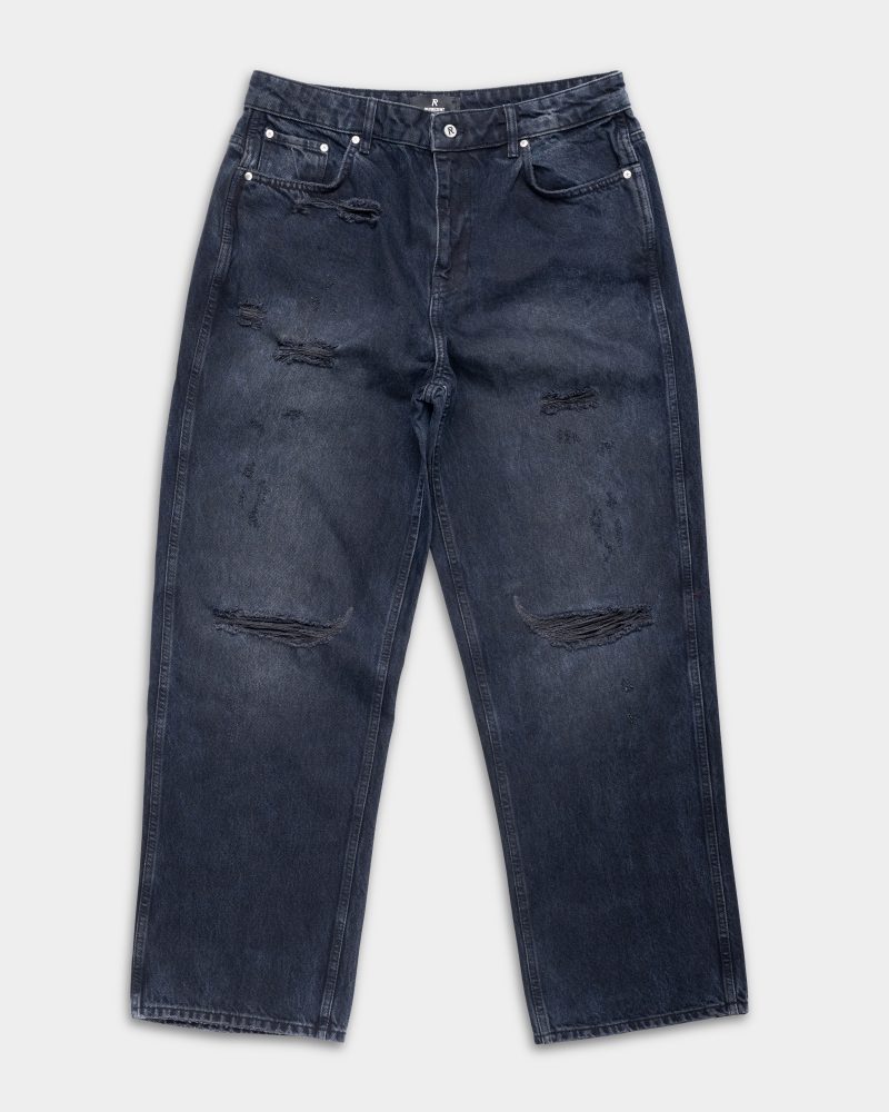 Represent Men's R3 Distressed Baggy Denim | MLM100334-01-Petrol