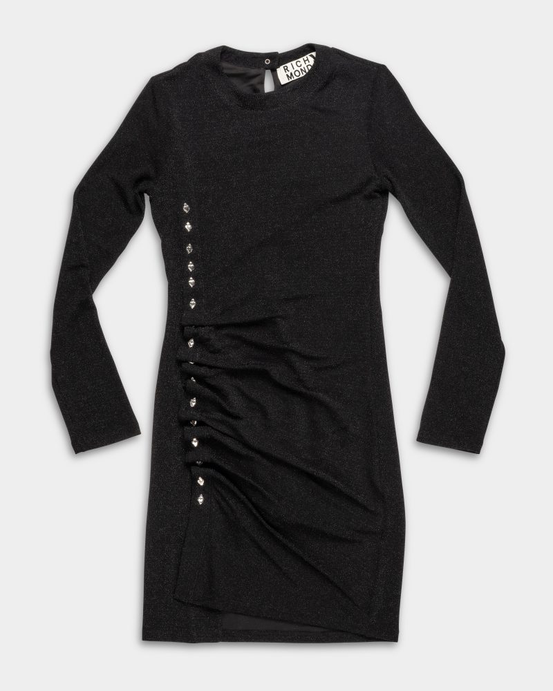 John Richmond Ladies Leitl Midi Dress | UWA25181VEHB-Black