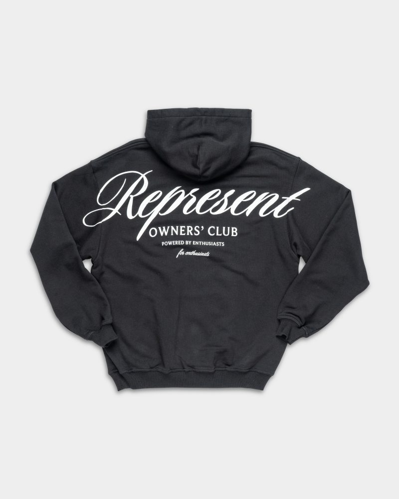(Core) Represent Men's Owners Club Script Hoodie | OCM41200-001-Black