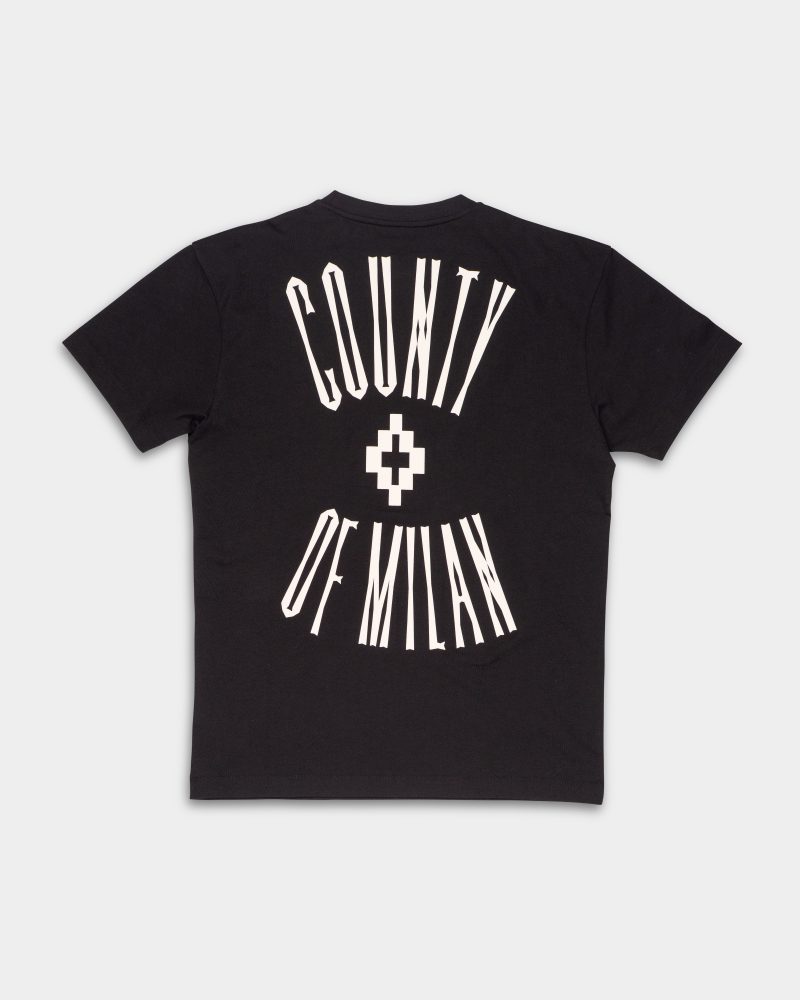 County Of Milan Men's Jersey T Shirt Black | F5CAMATH057-110