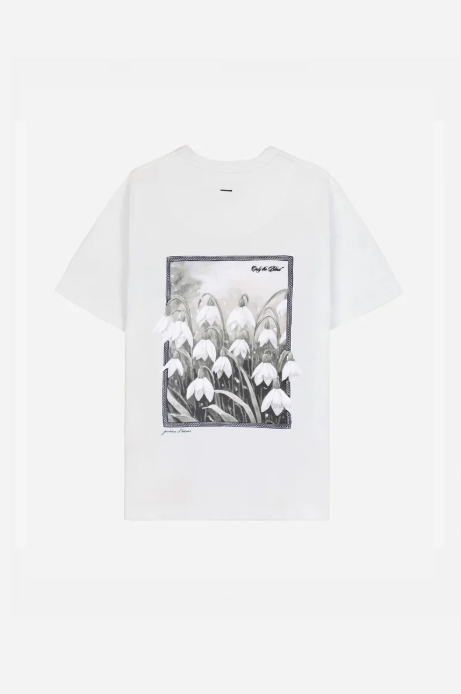 Only The Blind Frosted Blossom T Shirt White | OTB-T1591