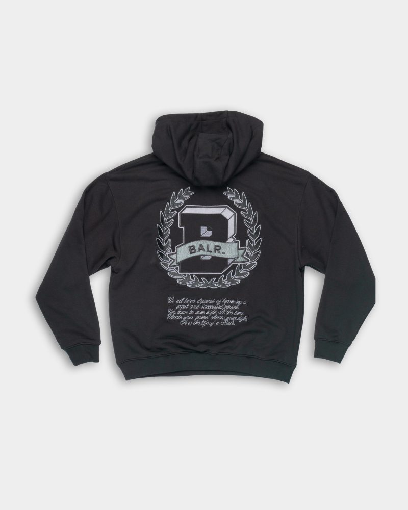 BALR Men's GOTL Crest Box Hoodie | B1261.1155-Jet Black