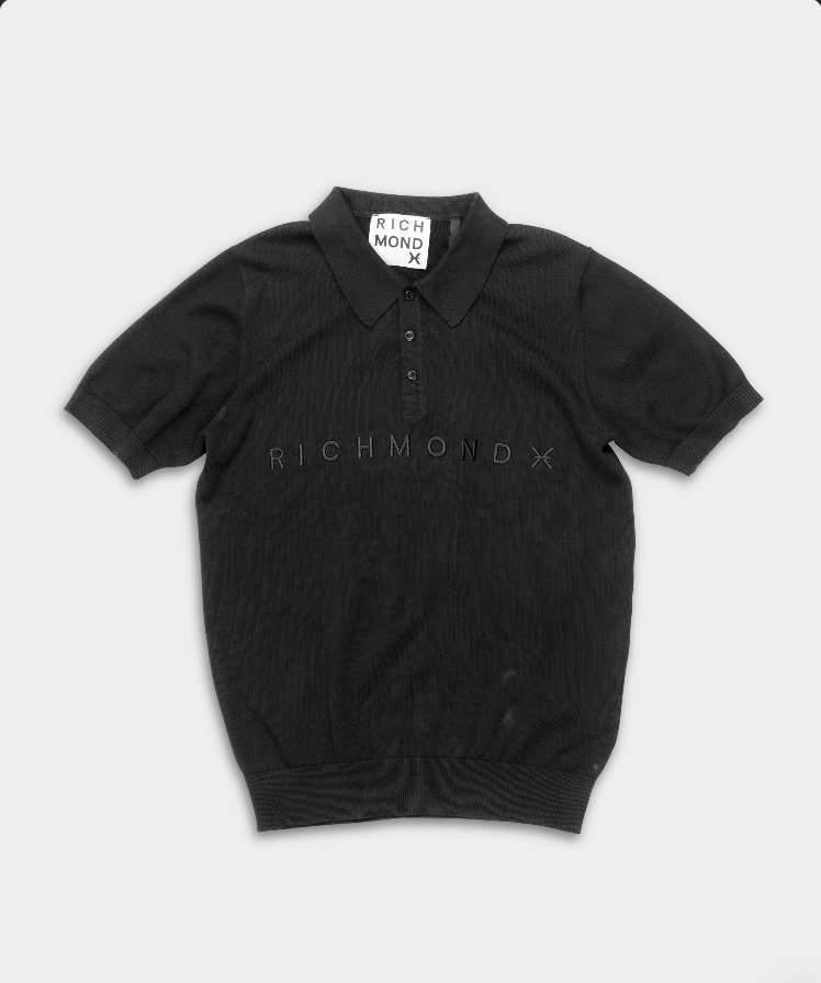 John Richmond Men's Sehudi Polo | UMP26056POIR-Black