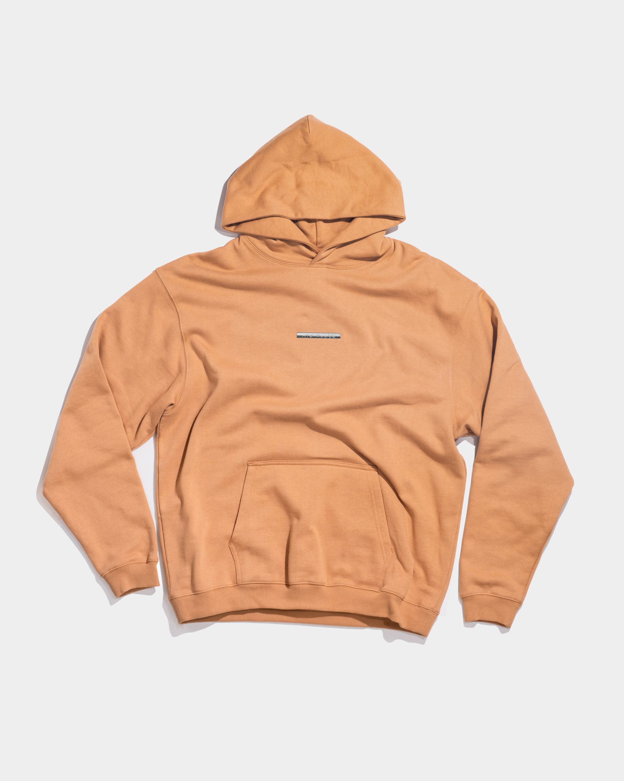Hydraulics Steel Badge Hoodie Tan | - Hydraulics Stores