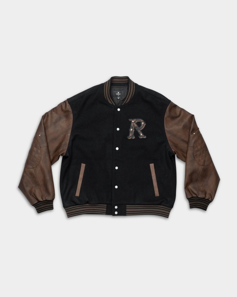 Represent Men's Varsity Bomber | MLM100543-01-Jet Black