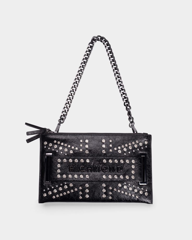 John Richmond Ladies Haga Shoulder Bag | RWP26149BOAPX-Black