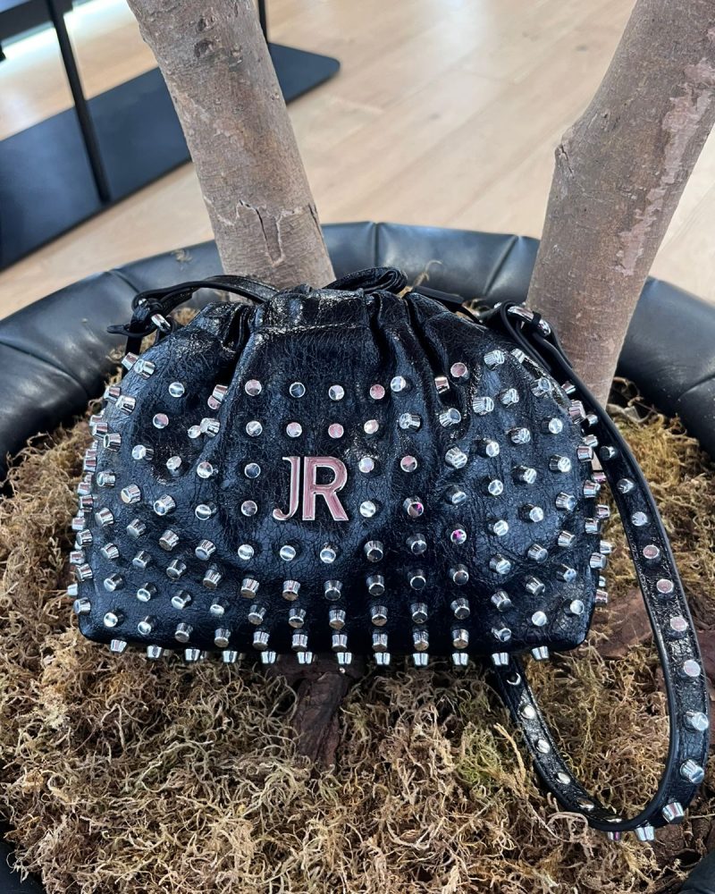 John Richmond Shanim Shoulder Bag | RWA25149BOAPX-Black/Silver