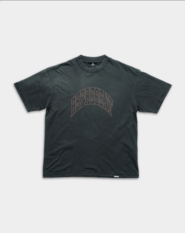 Represent Men's Embellished Represent T Shirt | MLM100180-04-Stained Black