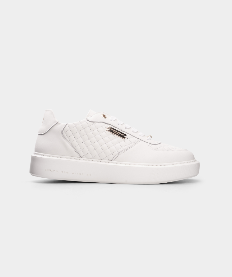 Android Homme Men's Manhattan Quilted Leather White | AHP261-06