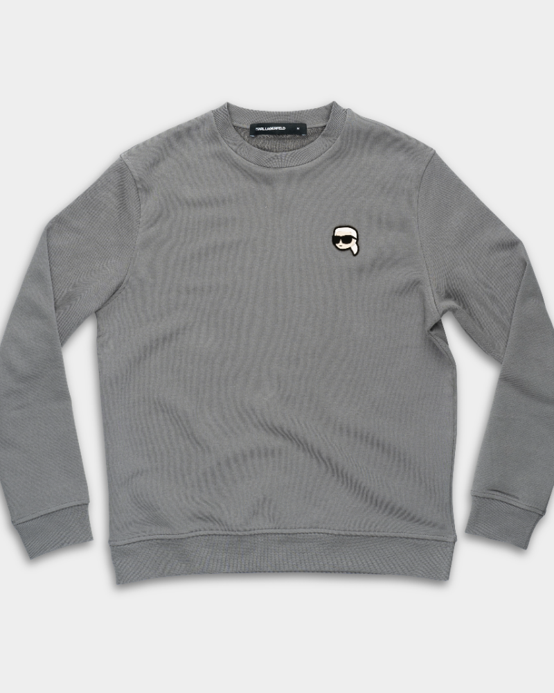 (Core) Karl Lagerfeld Men's Sweat Crewneck Dark Grey | 7057105619-940